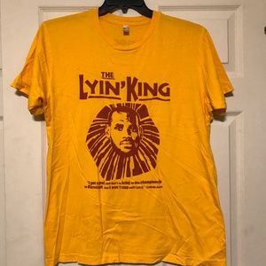 The Lyin' King Labron James T-shit size L; GV Art